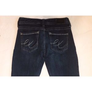 Express Dark Blue Boot Cut Jeans (2R)